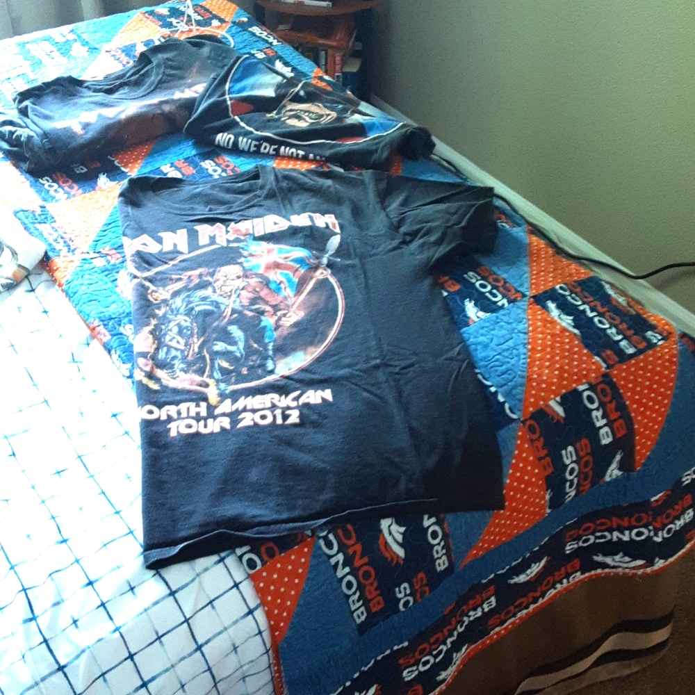 Iron Maiden North American  Tour 2012 concert shirt
